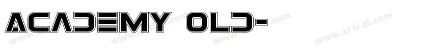 Academy Old字体转换